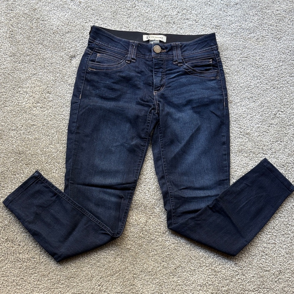 🪷Democracy Ab Technology Dark Blue Skinny Jeans Women's Size 2
